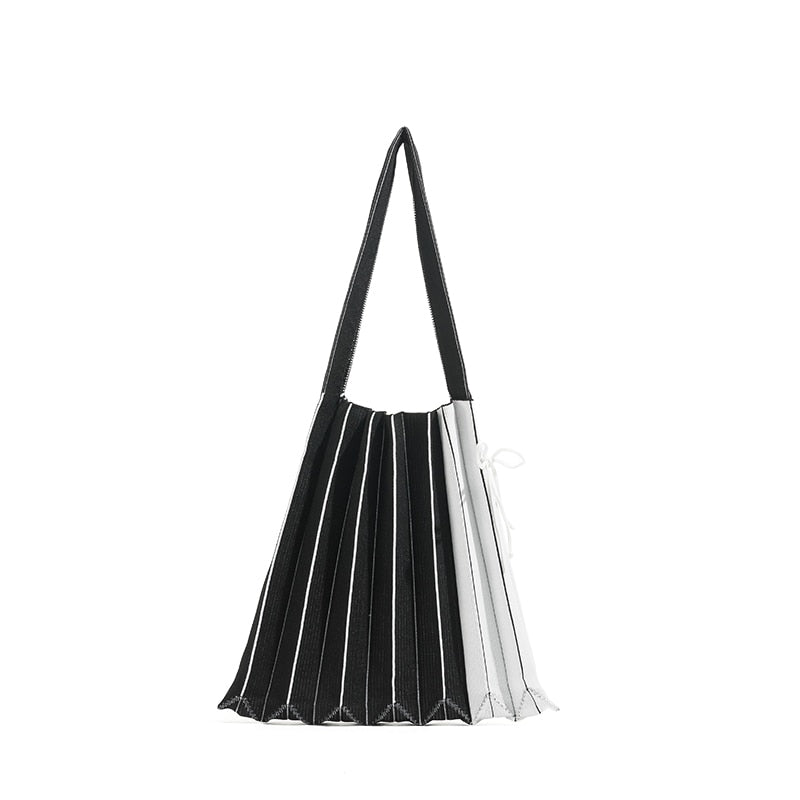 Boho Bag, Tote Bags,  Folded Knit Pleated Bags in 28 colors