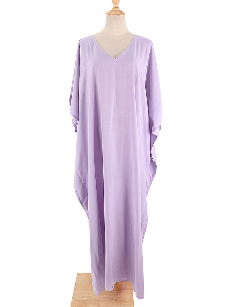 Boho Maxi Dress, Beach Dress, Kaftan Zaynab in Red, Blue, White and Yellow