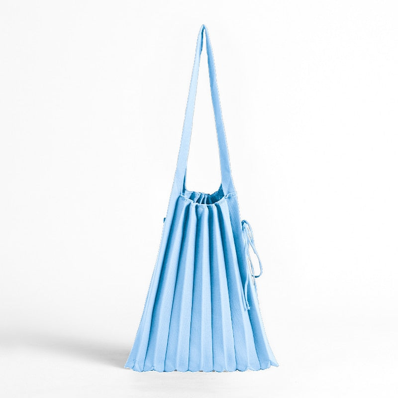 Boho Bag, Tote Bags,  Folded Knit Pleated Bags in 28 colors