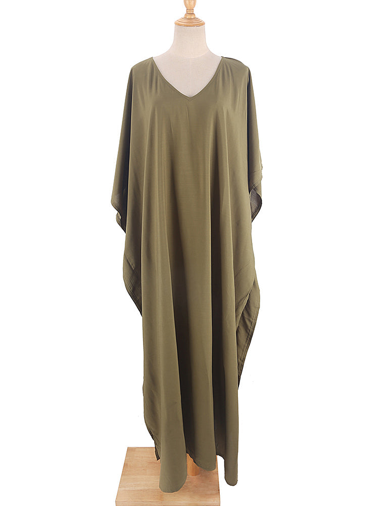 Boho Maxi Dress, Beach Dress, Kaftan Zaynab in Red, Blue, White and Yellow
