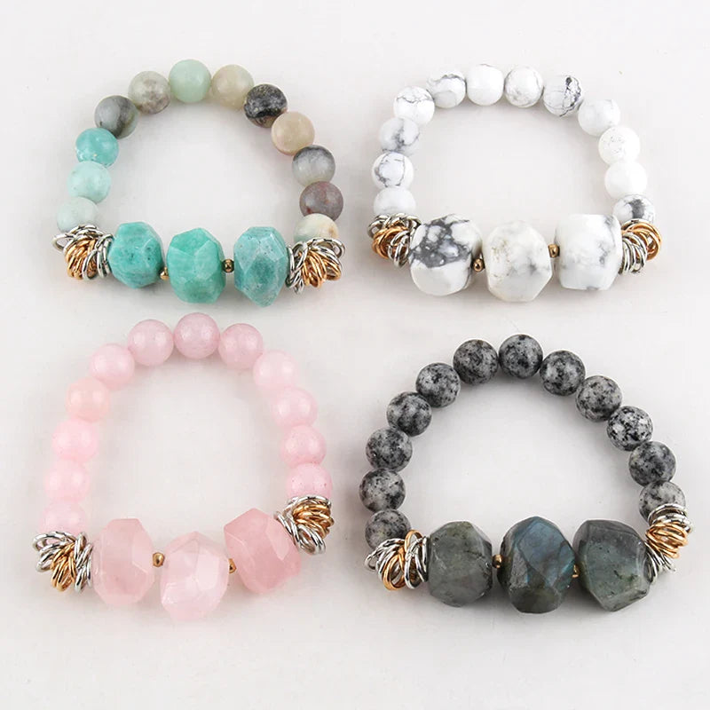 Boho Bracelet - RH Bracelet Amazonite Stone Loop