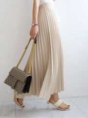 Boho Skirt, Hippie Skirts, Midi Pleated Skirt, Dark Tone