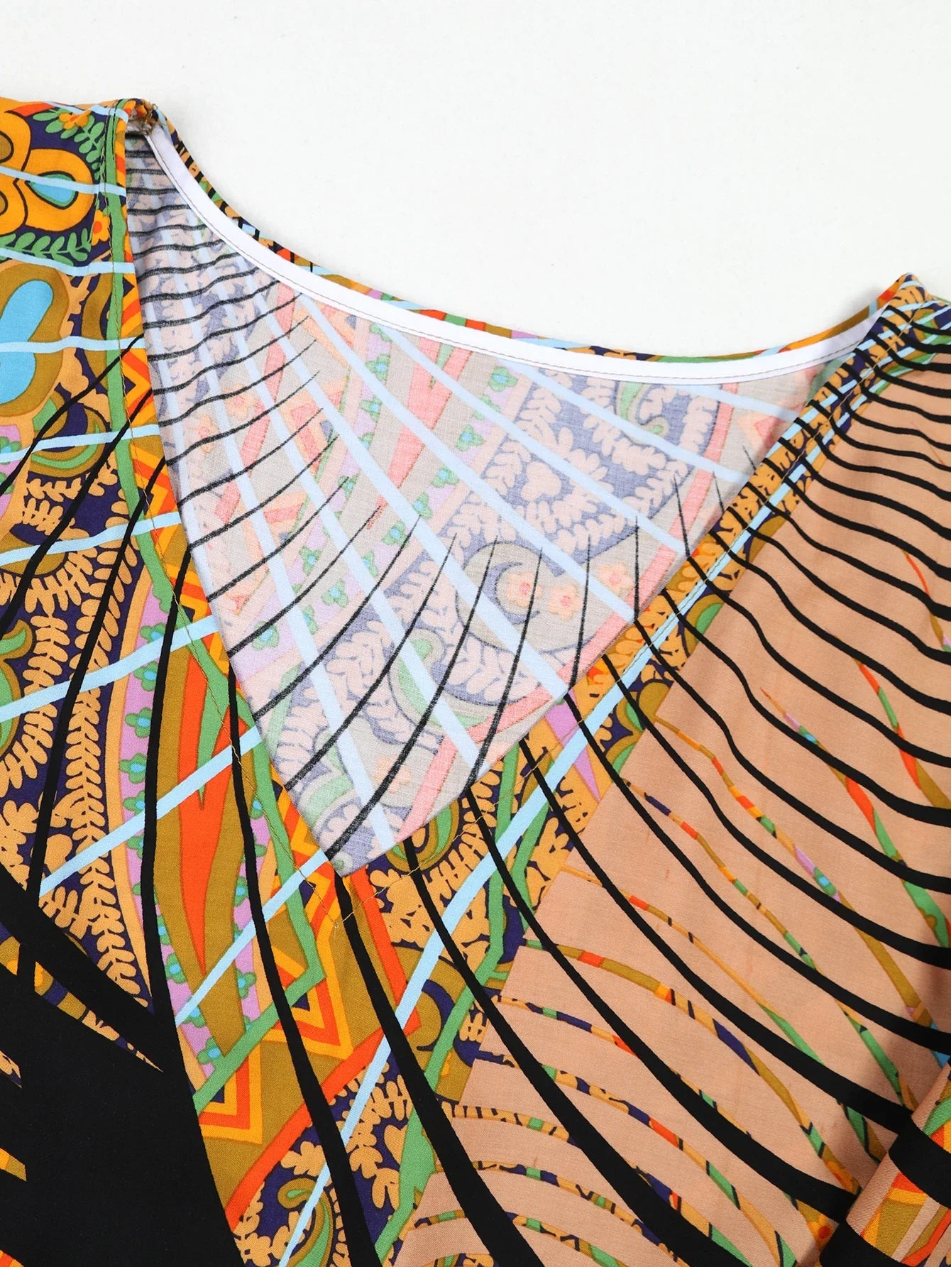 Boho Maxi Dress - Beach Dress, Kaftan Dress Danica Black Butterfly