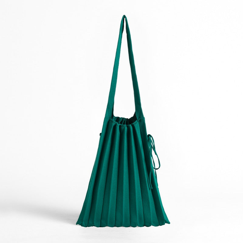 Boho Bag, Tote Bags,  Folded Knit Pleated Bags in 28 colors