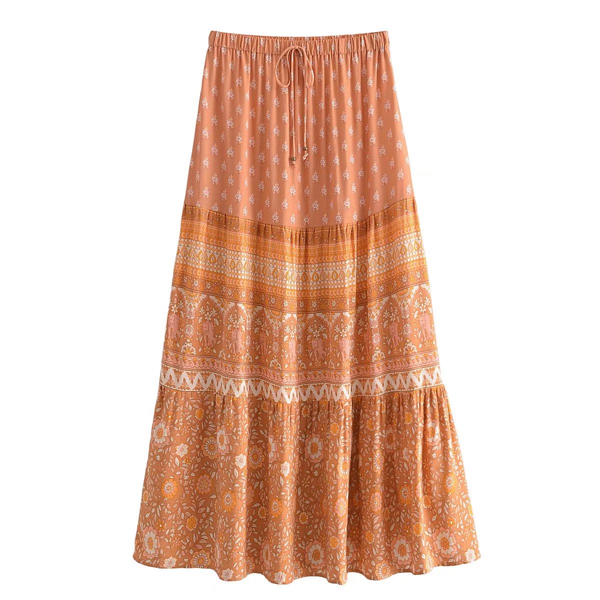 Boho Skirt, Hippie Skirts, Maxi Skirt, Dustry Romani Eulalie