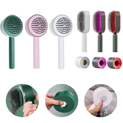 Self Cleaning Hair Brush, Hair Scalp Massage Comb, Kylo, Boho Beauty Gadgets, Fast Shipping