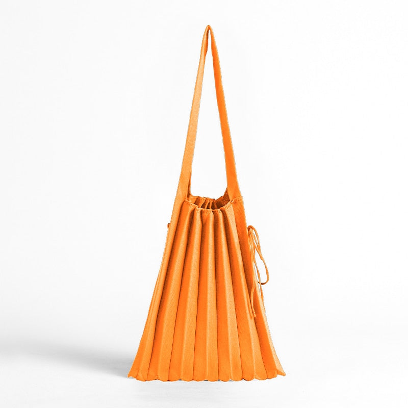 Boho Bag, Tote Bags,  Folded Knit Pleated Bags in 28 colors