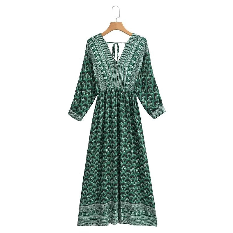 Maxi Dress, Boho Dress, Kimono Dress, Towards the Sun