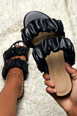 Ruched Flat Slipper