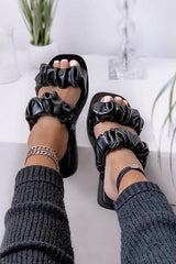 Ruched Flat Slipper