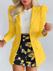 Women's Sets Double Breasted Suit & Mini Skirt Two Piece Set