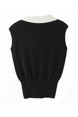 POLO Neck Sweater Vest