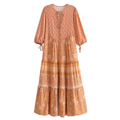 Gown Dress, Boho Maxi Dress, Loose Dress,  Alyssa kamal