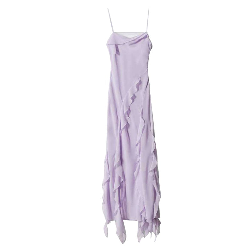 Boho Beach Dress - Ruffled Floral Dress for Your Summer Vacation Vibes Olivia