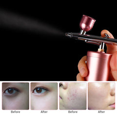 Water Skin Boost Portable Airbrush, Oxygen Spa Treatment Mist, High Pressure Spray for Deep Cleansing and, Boho Beauty Gadgets