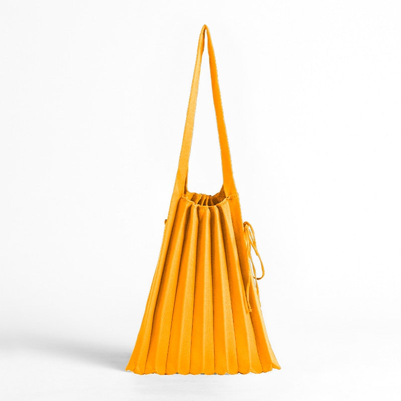 Boho Bag, Tote Bags,  Folded Knit Pleated Bags in 28 colors