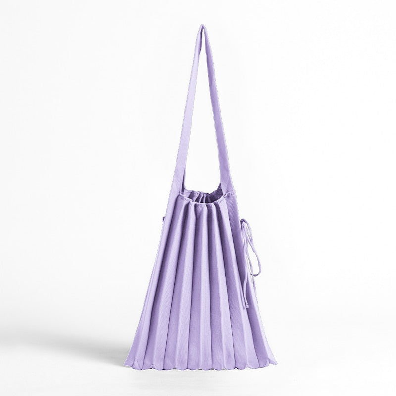Boho Bag, Tote Bags,  Folded Knit Pleated Bags in 28 colors
