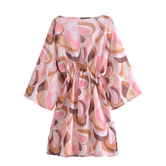 Boho Robe, Beach Cover up, Beach Robe, Beach Cover Up, Pink Wave