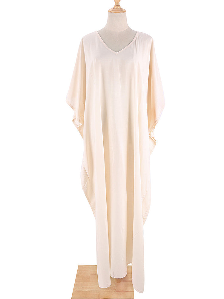 Boho Maxi Dress, Beach Dress, Kaftan Zaynab in Red, Blue, White and Yellow