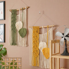 Macrame Wall Decor - Boho Wall Art for Nursery Room - Aesthetic Home Decor