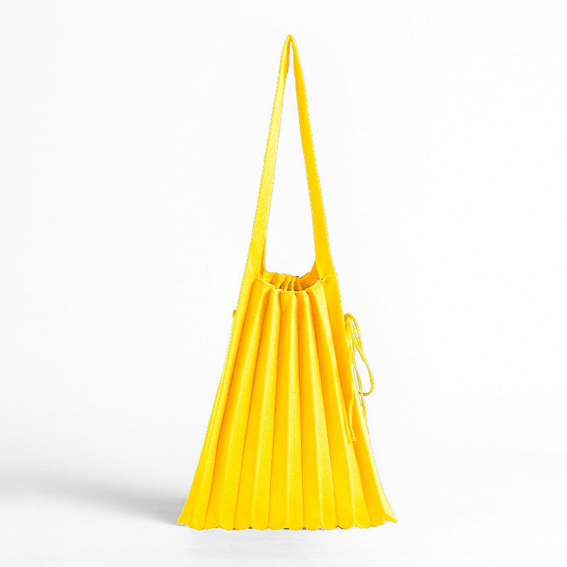 Boho Bag, Tote Bags,  Folded Knit Pleated Bags in 28 colors