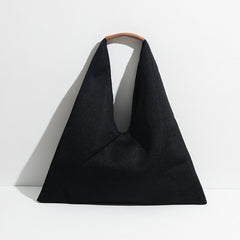Boho Bag, Hobo Bags, Triangle Fabric Bag in Pink, Blue, Black, Green