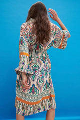Boho Robe, Kimono Robe, Beach Cover up, Tribal Josephine