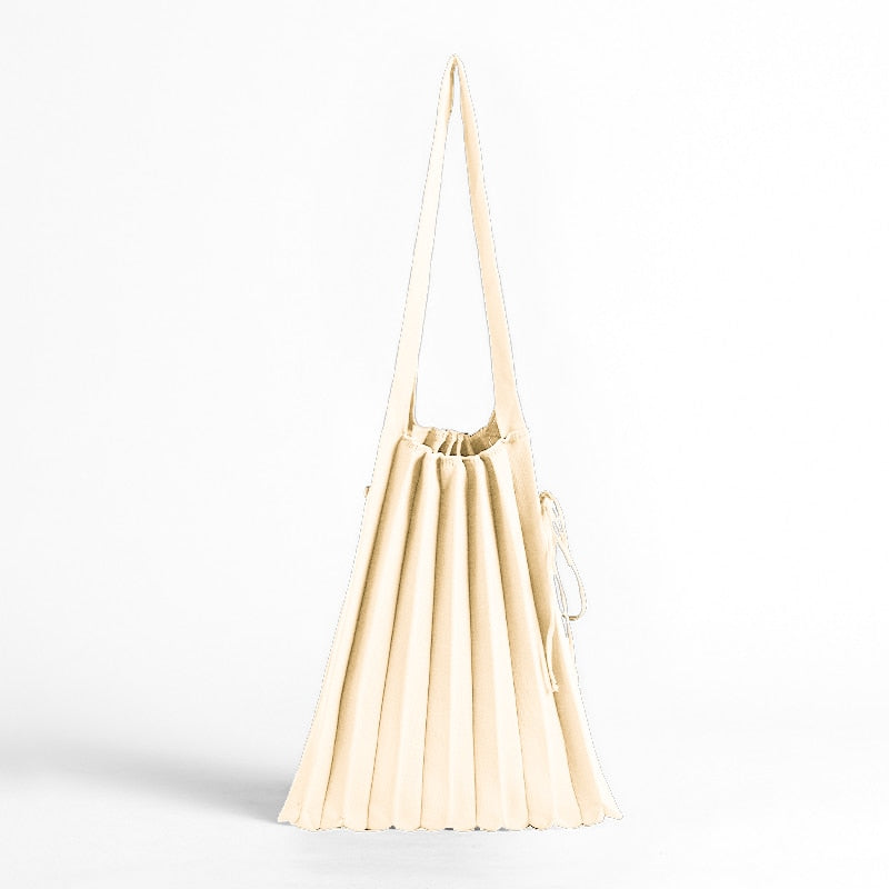 Boho Bag, Tote Bags,  Folded Knit Pleated Bags in 28 colors