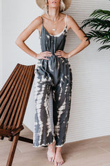 Loose Tie-dye Cute Jumpsuit