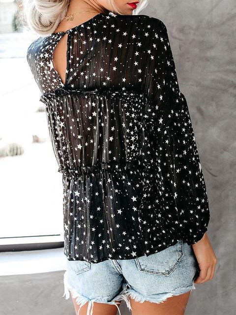 Seeing Stars Polka Dot Blouse