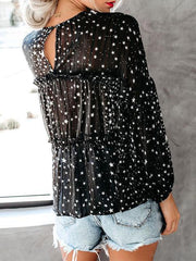 Seeing Stars Polka Dot Blouse