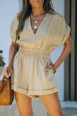 Sandcastle Cotton Pocketed Romper