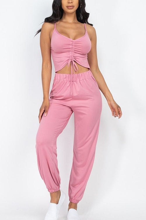 Drwatring Cutout Slip Jumpsuit