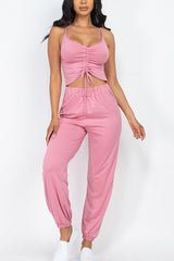Drwatring Cutout Slip Jumpsuit