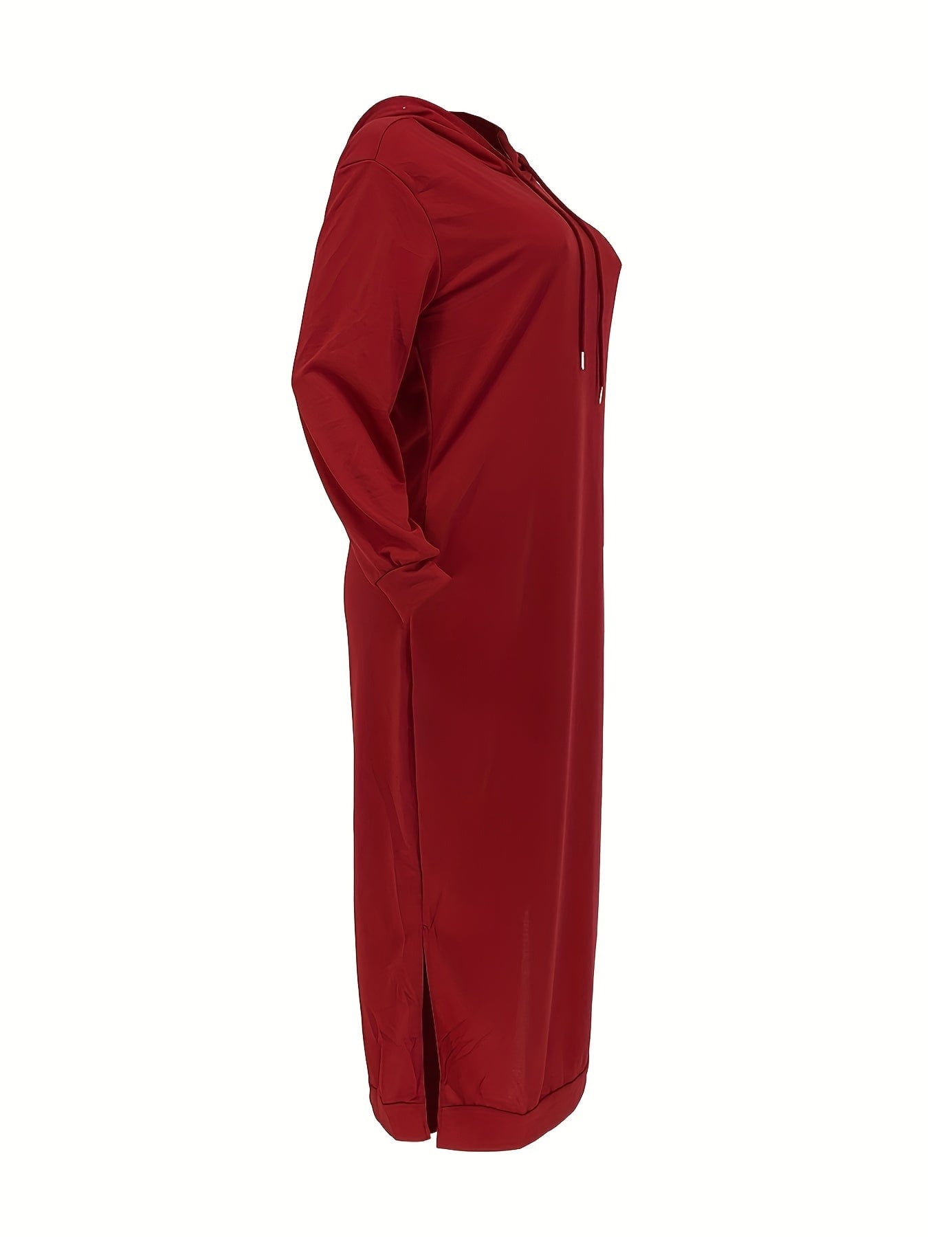 Casual Chic Versatile Drawstring Split Maxi Dress
