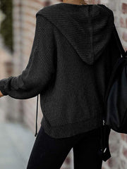 Zip Up Hoodie Long-sleeve Sweater Cardigan