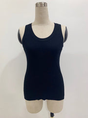 Scoop Neck Sleeveless Knitted Tank Top