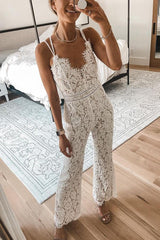 Glimpse of Glam Lace Jumpsuit