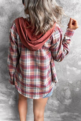 So Comfy Everyday Plaid Cowl Jacket