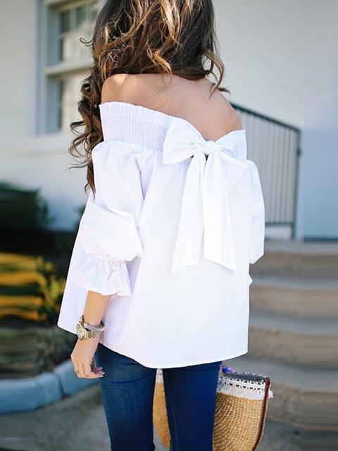 One Shoulder Halter Solid Tops