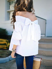 One Shoulder Halter Solid Tops