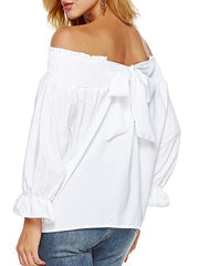 One Shoulder Halter Solid Tops