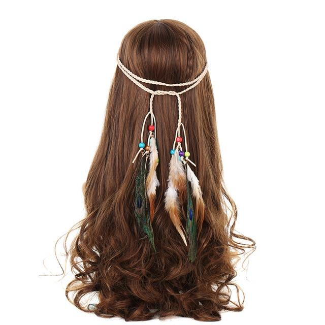 Boho Feather Headband, Free Spirit