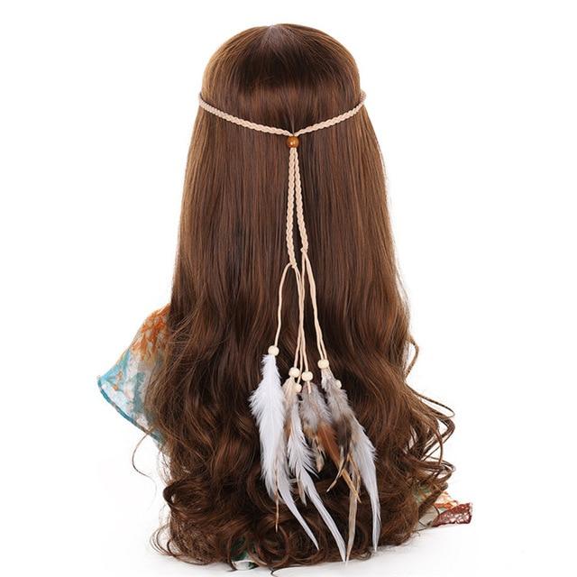 Boho Feather Headband, Free Spirit