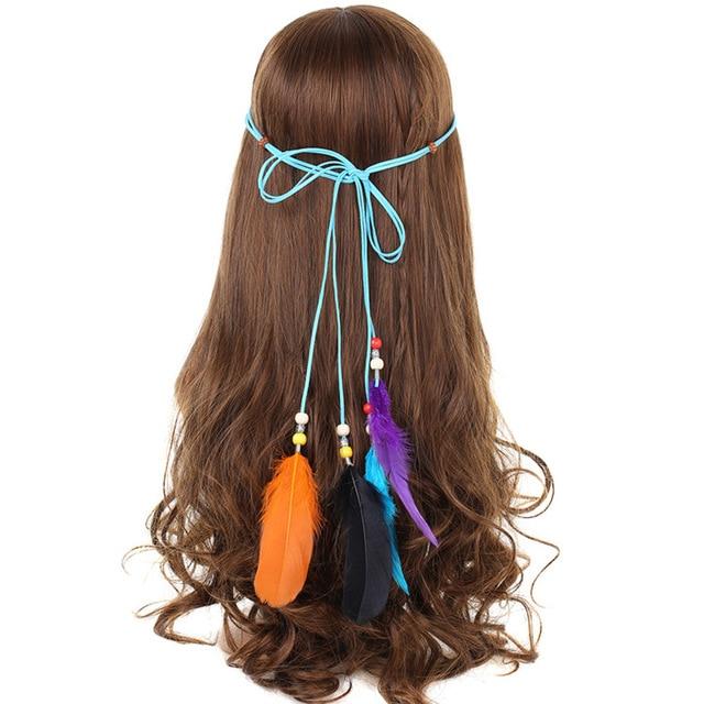 Boho Feather Headband, Free Spirit