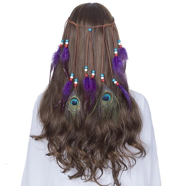 Boho Feather Headband, Free Spirit