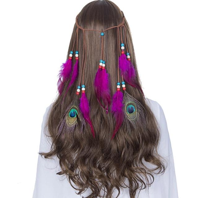 Boho Feather Headband, Free Spirit