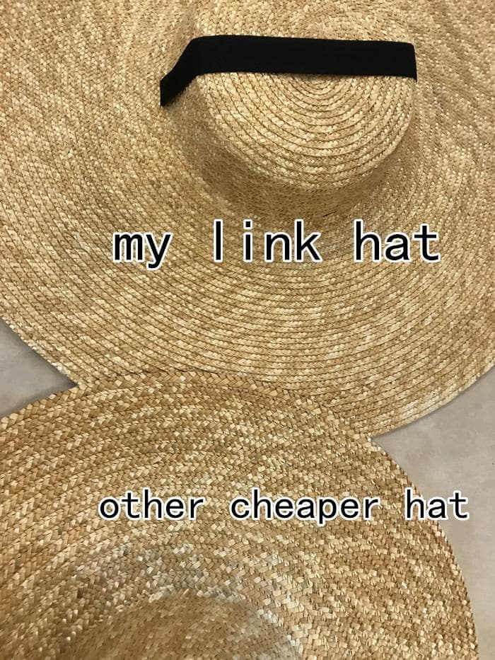 Boho Hat, Sun Hat, Beach Hat, Wide Brim Straw Hat 12,15,18 cm, Ribbon