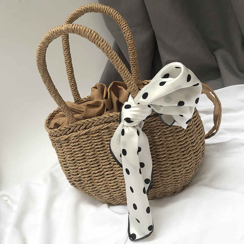 Boho Bag, Woven Straw Handbag, Arlo Bag