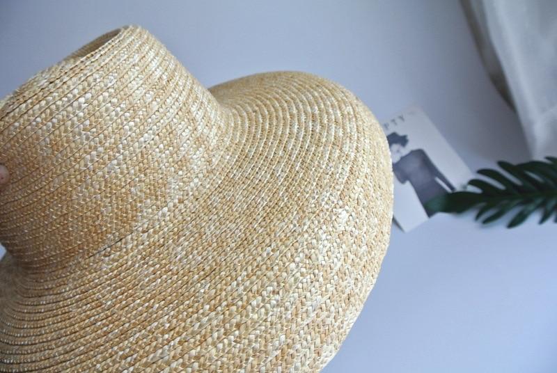 Boho Hat, Straw Hat, Floppy Vintage Hat, Linda White BLack Bow